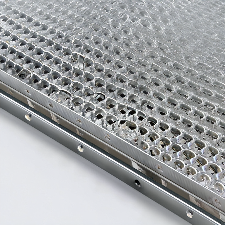 Fabricated Aluminum Mesh Frames for Turnkey Installations